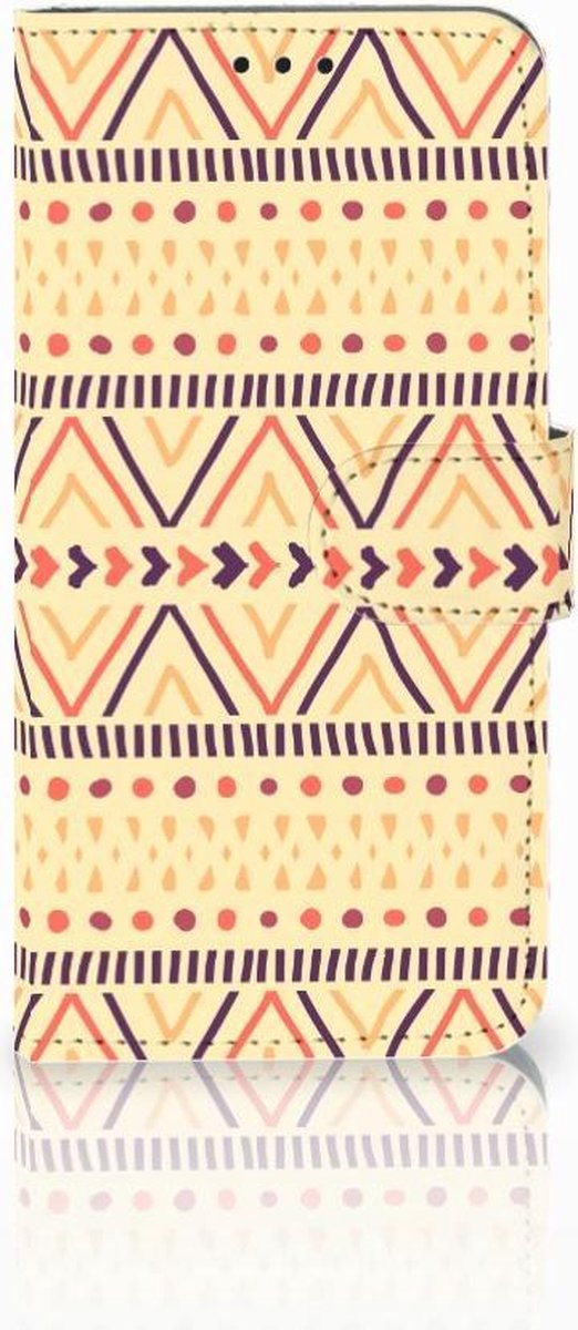 Huawei P30 Lite (2020) Telefoon Hoesje Aztec Yellow