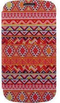 Xccess Book Stand Case Samsung Galaxy S3 I9300 Aztec Orange