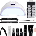 MEANAIL® Kit POLYGEL – Nagelverlenging - UV Lamp Led 48W – Gelnagellak