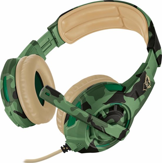 Trust GXT 310 Radius - Gaming Headset - PS4, PS5 en PC Camouflage - Trust