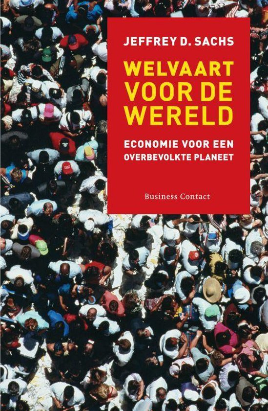 Cover van het boek 'Welvaart voor de wereld' van J.D. Sachs