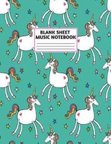 Blank Sheet Music Notebook