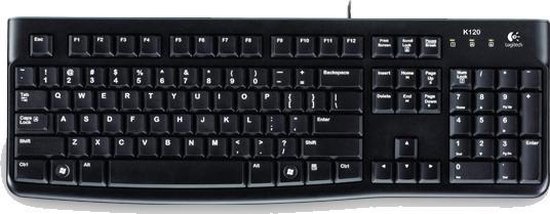 aansporing grootmoeder Je zal beter worden Logitech Keyboard K120 for Business toetsenbord USB QWERTZ Hongaars Zwart |  bol.com