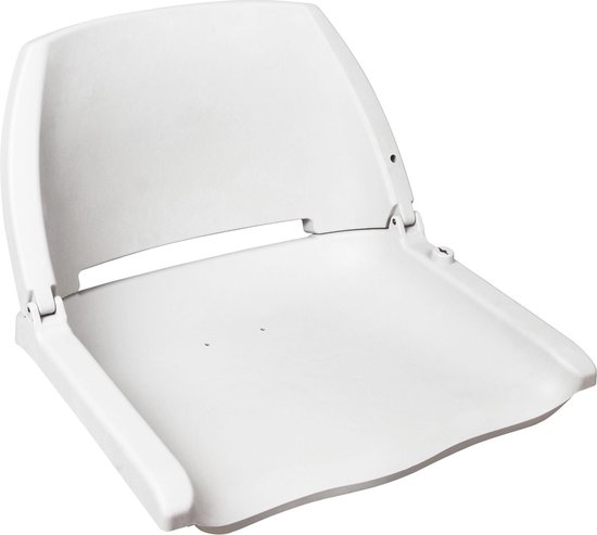 [pro.tec]® Klapstoel - bootstoel - brede zit - Wit