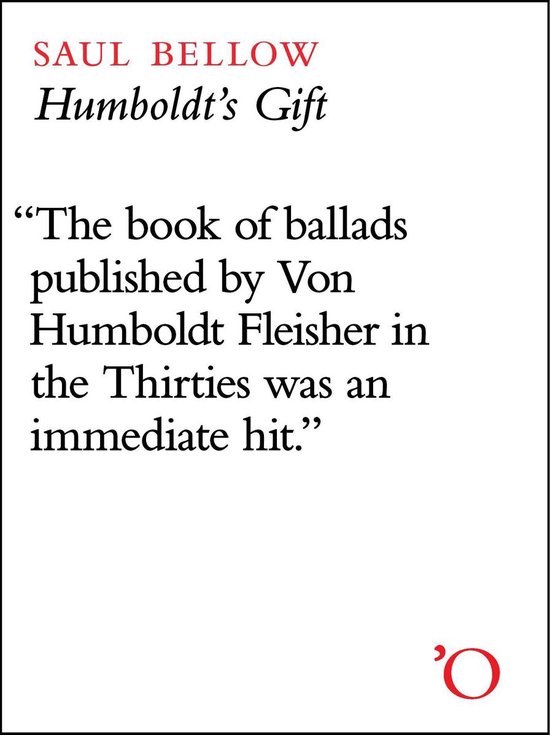 Humboldt's Gift - cover