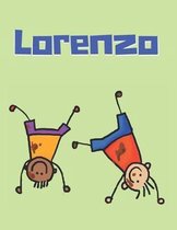Lorenzo Personalized Sketchbook Journal Notebook