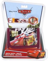 Cars Portemonnee met Horloge, Giftset-Cars