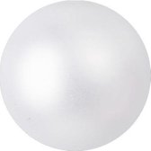 Europalms Kerstbal 3,5cm, white, metalic 48x