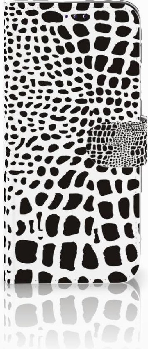 Samsung Galaxy A50 Telefoonhoesje met Pasjes Slangenprint