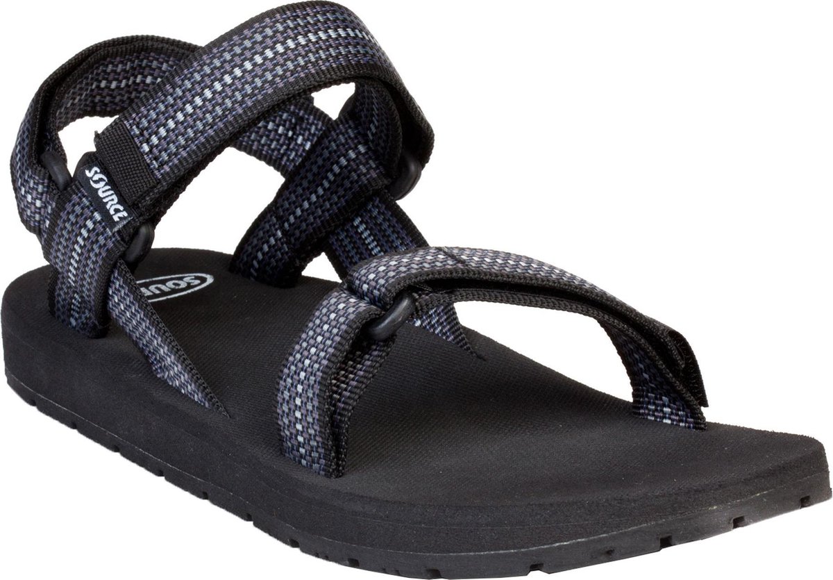 Source Classic Sandaal heren Wandelsandalen - Maat 42 - Mannen - zwart/wit/paars/blauw