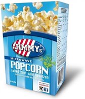 JIMMY's Microwave Popcorn Zout 3 x90 gram