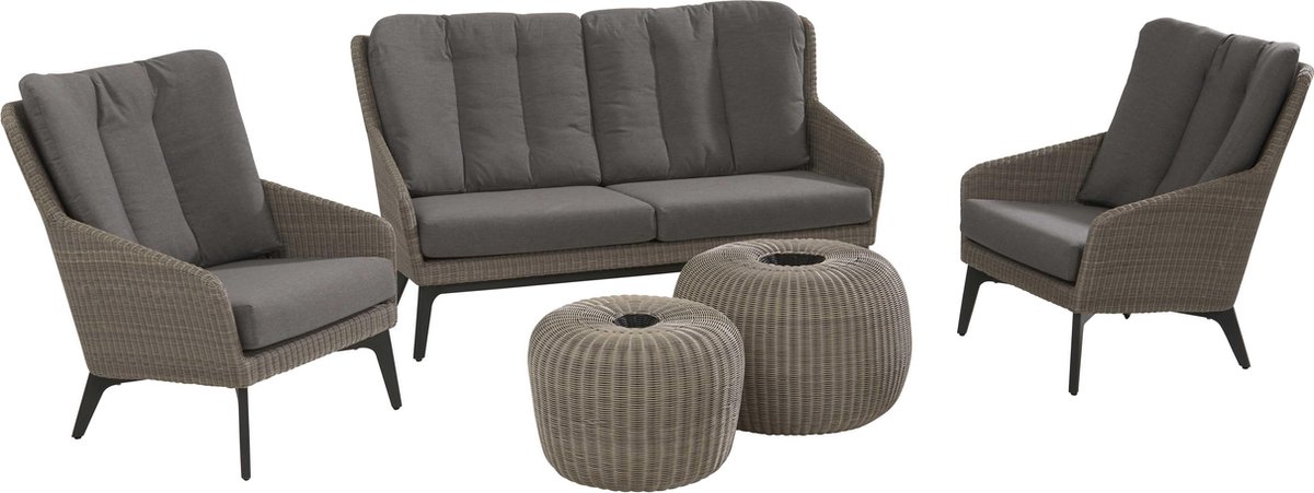 4 Seasons Outdoor Luxor 2,5-zits loungebank