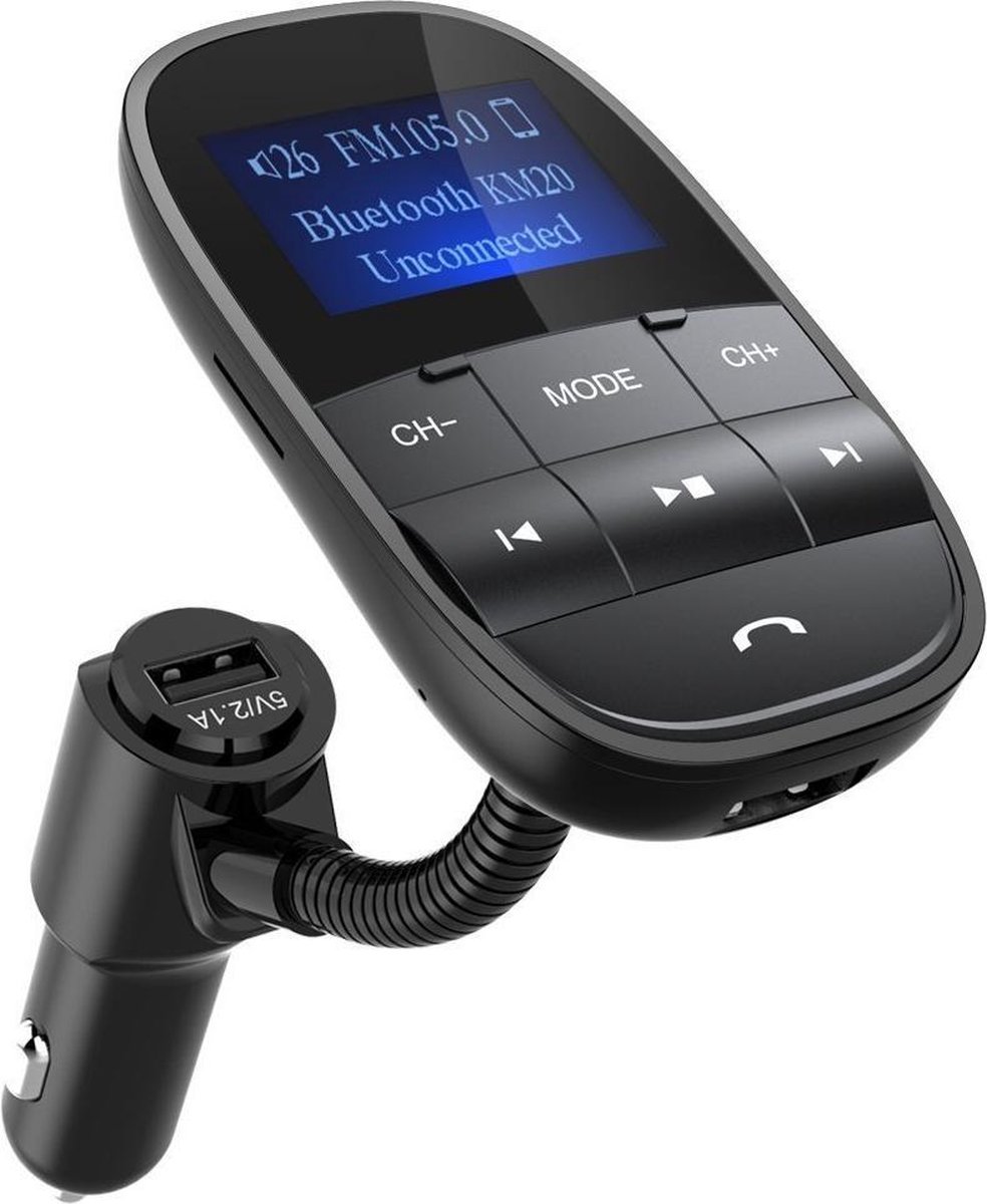 Bluetooth FM Transmitter Carkit met Microfoon voor Handsfree Bellen, USB Snelle Auto... Bluetooth FM Transmitter Carkit met Microfoon voor Handsfree Bellen, USB Snelle Auto...