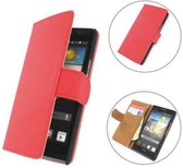 TCC Luxe Hoesje Huawei Ascend Y530 Book Case Flip Cover - Rood