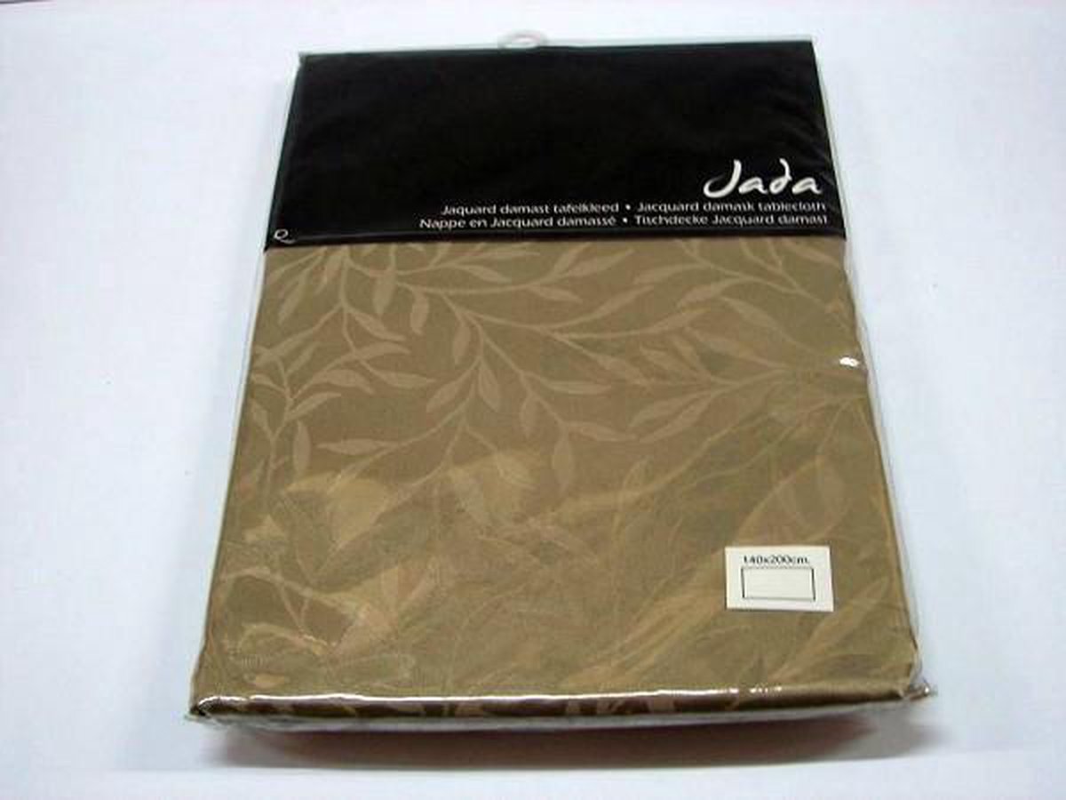 Tafelkleed Jaquard Damast Jada 140x200cm Taupe