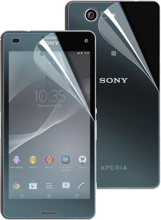 twaalf Acht band Muvit duo screen protector voor Sony Xperia Z3 Compact | bol.com