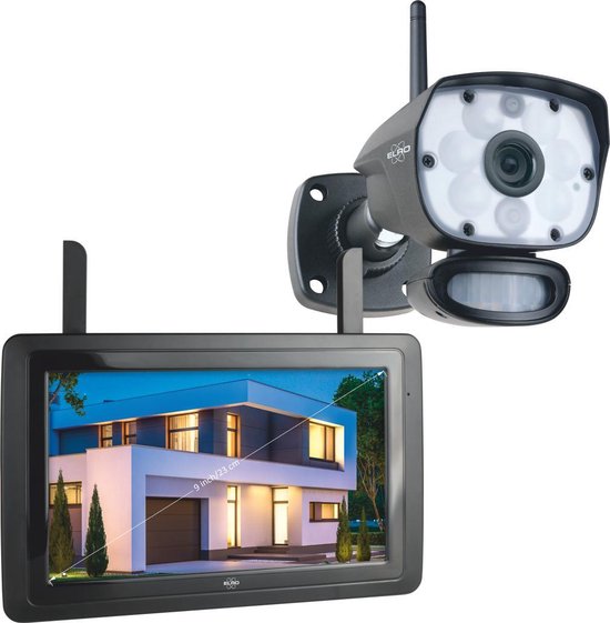 ELRO CZ60RIPS Draadloze 1080P HD Beveiligingscamera Set - Met 9 inch monitor  en App | bol.com