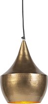 QAZQA duke - Retro Hanglamp - 1 lichts - H 1800 mm - Goud/messing -  Woonkamer | Slaapkamer | Keuken