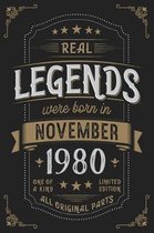 Real Legends were born in November 1980