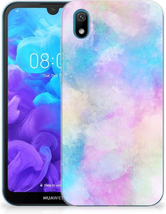 Housse TPU Silicone Etui pour Huawei Y5 (2019) Coque Téléphone Aquarelle  Lumière | bol