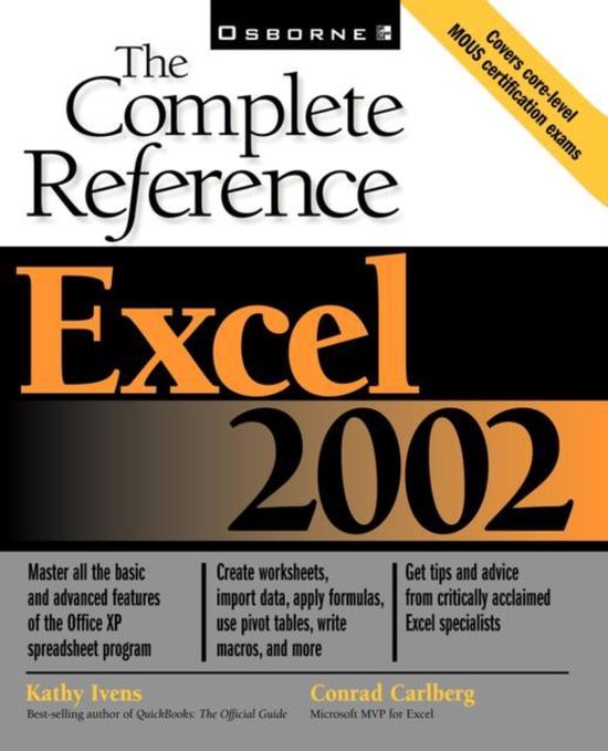 Excel 2002 - cover