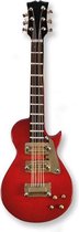 Electric Guitar red/gold magnetic