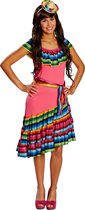 Rubie's Verkleedkostuum Mexicaan Dames Multicolor Maat 46