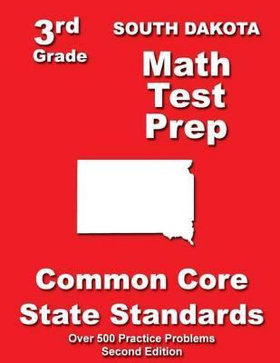 South Dakota 3rd Grade Math Test Prep - cover