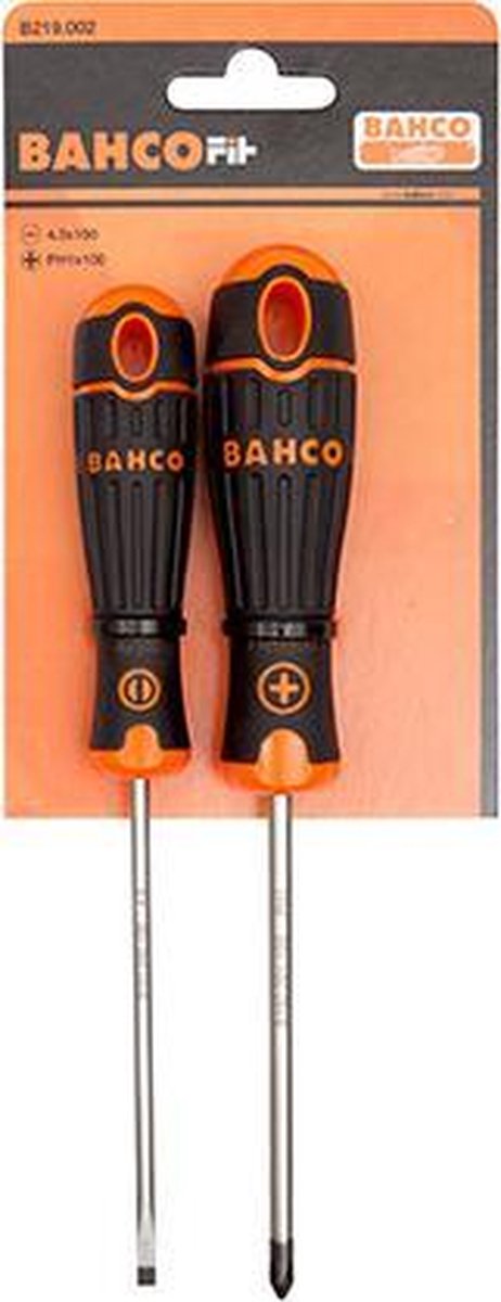 Bahco schroevendraaierset 2 delig 1xSL4 1xPH1