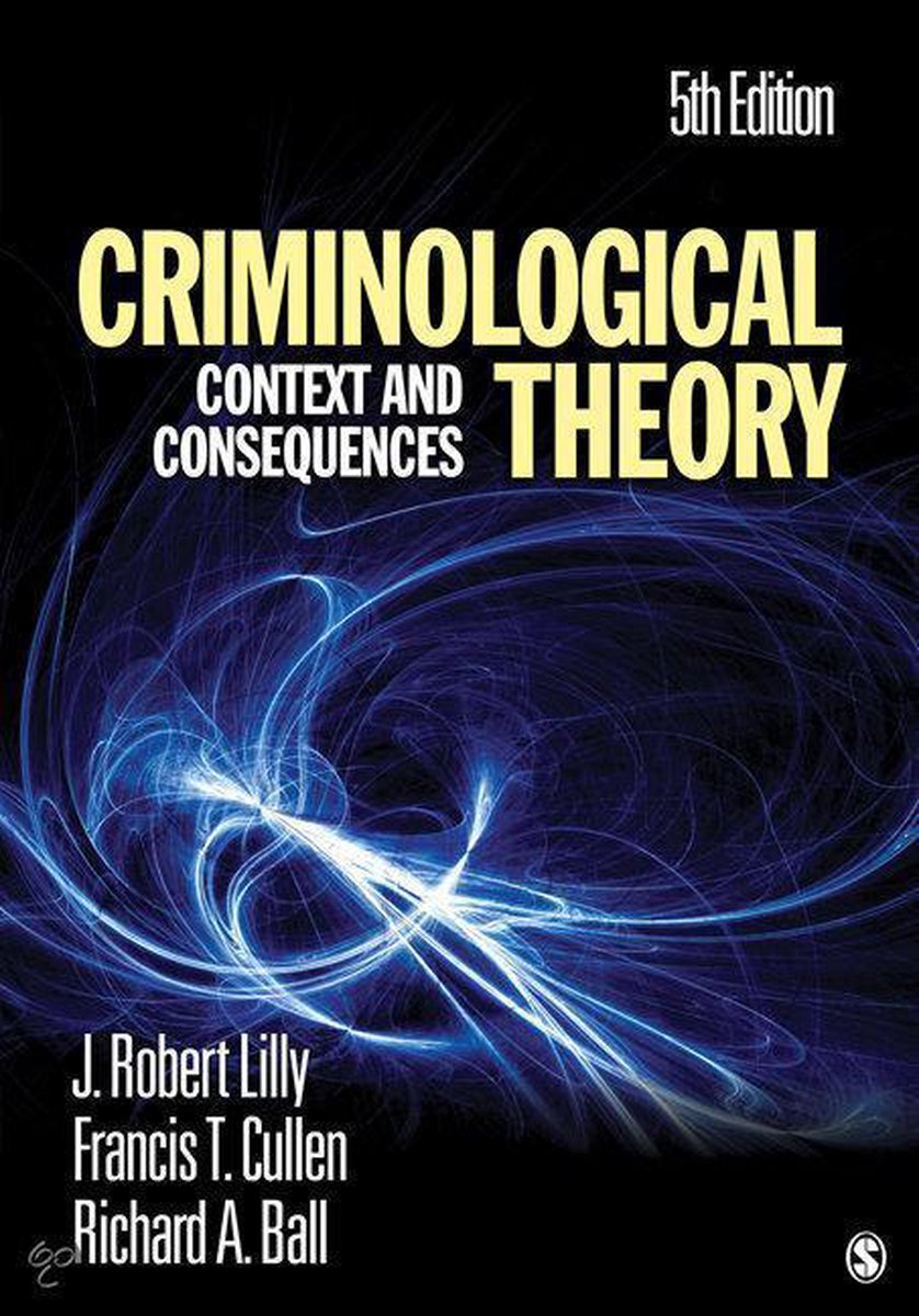 Criminological Theory 9781412981453 J. Robert Lilly Boeken