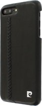 iPhone 8 Plus/7 Plus hoesje - Pierre Cardin - Zwart - Leer