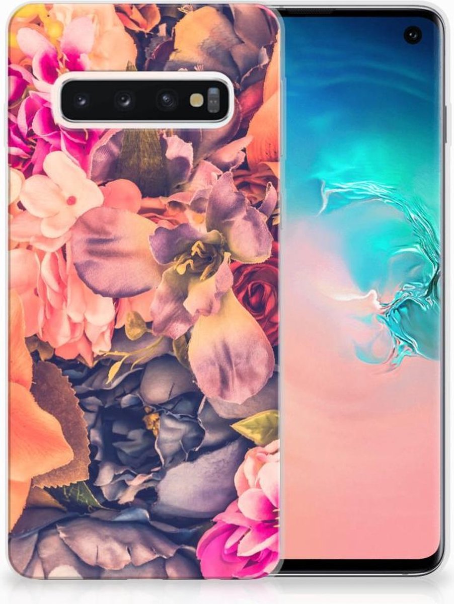 Samsung Galaxy S10 TPU Case Bosje Bloemen