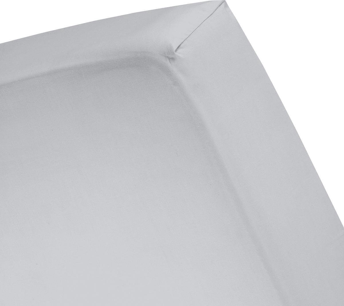 Cinderella Weekend Hoeslaken - Geschikt voor Boxspring - Katoen - 90x200 cm - tot 35 cm matrashoogte - Licht Grijs Light Grey