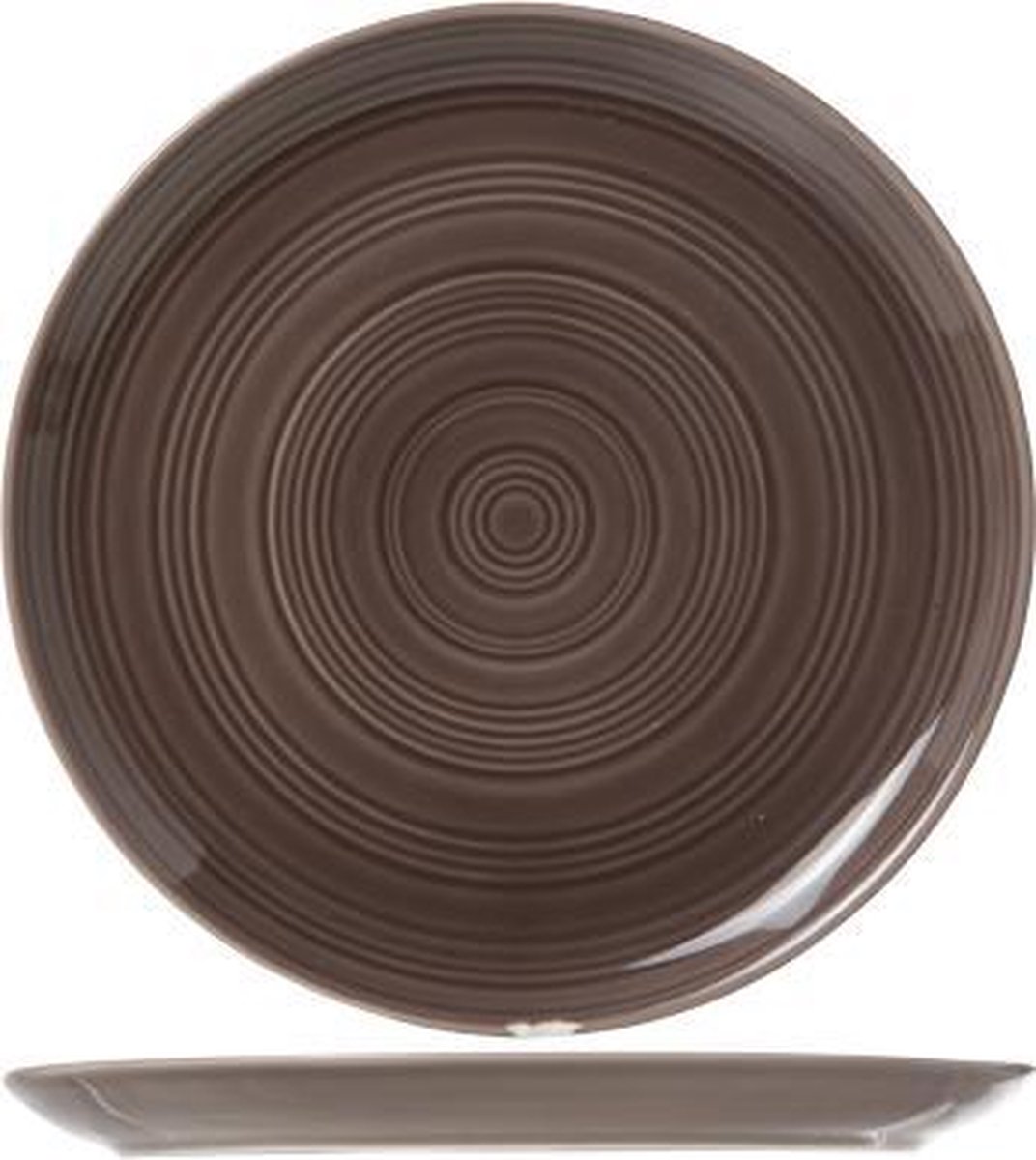 Cosy & Trendy Cornwall Taupe Dessertbord - Ø 22 cm - Set-6