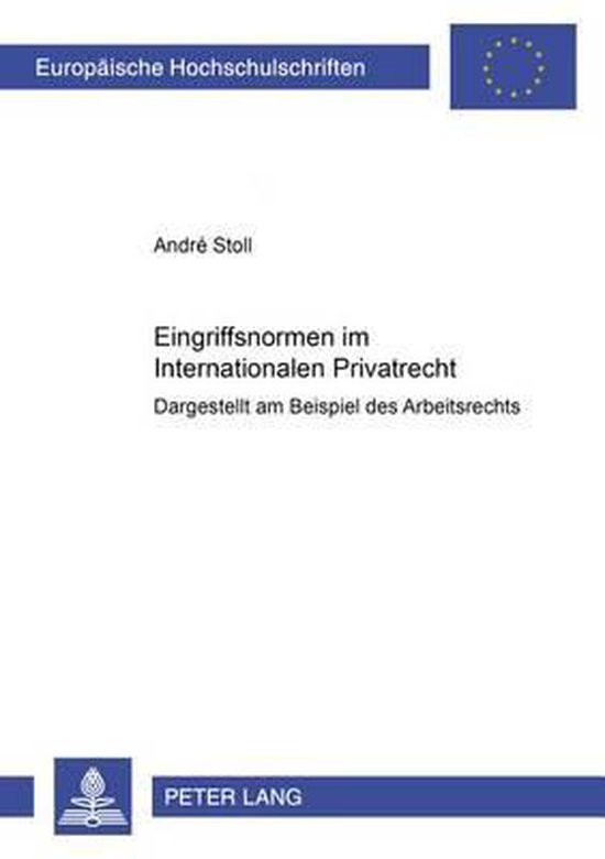 Europäische Hochschulschriften Recht- Eingriffsnormen im In ... - cover