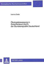 Oekologiebewegung in Griechenland Und in Der Bundesrepublik Deutschland