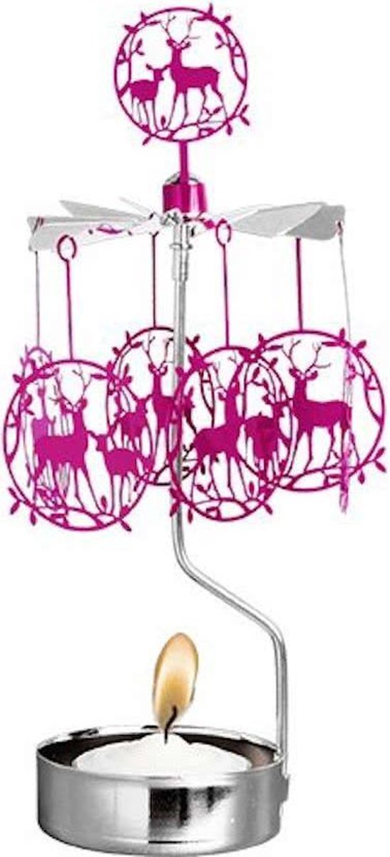 Roze bambi en hert Angelchime - Pluto Design