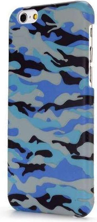 les mei Bemiddelen iPhone 6 Camouflage Case blauw | bol.com
