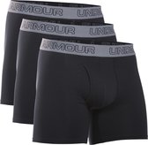 Under Armour Charged Cotton 6in 3Pk Boxershort Heren - Maat M - Zwart