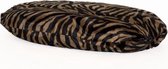 Comfort Kussen Hondenkussen Ovale Bonfire 65 x 45 cm - Zebra Bruin/Wit