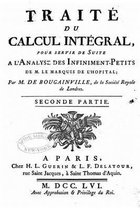 Traite du calcul integral pour servir de suite a l'analyse des infinitiment-petits