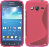 Samsung Galaxy Core Prime Silicone Case s-style hoesje Roze