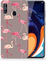Geschikt voor Samsung Galaxy A60 Leuk Hoesje Flamingo