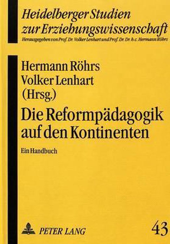 Die Reformpaedagogik Auf Den Kontinenten - cover
