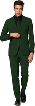 OppoSuits Glorious Green - Mannen Kostuum - Donkergroen -  Maat 58