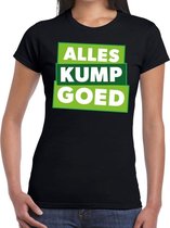 Alles kump goed zwart festival t-shirt dames 2XL