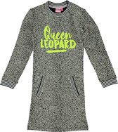 O'Chill  Meisjes Jurk Adrienne Zwart Wit - Maat 104/110