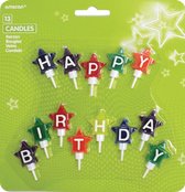 Amscan Mini-verjaardagskaarsjes Happy Birthday 4,1 Cm 13 Stuks