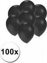 Petits ballons noir métallisé 100 pièces