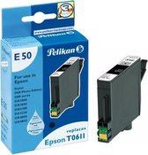 Pelikan E50 inktcartridge 1 stuk(s) Zwart